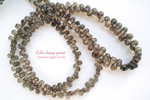 Load image into Gallery viewer, (1/4連,半連,1連/カット入,スムース) カラーチェンジ・ガーネット 小粒ドロップ