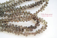 Load image into Gallery viewer, (1/4連,半連,1連/カット入,スムース) カラーチェンジ・ガーネット 小粒ドロップ