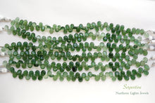 画像をギャラリービューアに読み込む, 上質 サーペンティン 蛇紋岩 スムースペアシェイプ