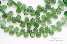 画像をギャラリービューアに読み込む, 上質 サーペンティン 蛇紋岩 スムースペアシェイプ
