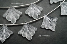 画像をギャラリービューアに読み込む, (No.1-4)リーフ カービング ビアクォーツ 水晶 スモーキークォーツ 彫り