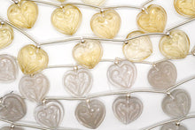 画像をギャラリービューアに読み込む, (No.1-2)ハート フクロウ カービング ビアクォーツ ムーンストーン 彫り