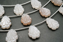 画像をギャラリービューアに読み込む, (No.1-2)ピーコック カービング ムーンストーン 彫り
