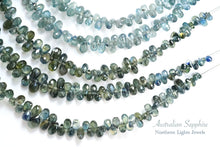 画像をギャラリービューアに読み込む, (A/B)宝石質 オーストラリア産 非加熱 サファイア 小粒 ドロップ