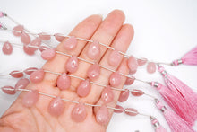 画像をギャラリービューアに読み込む, (M/L)グァバクォーツ マイクロカット ファセット ペアシェイプ 6pc