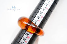 Load image into Gallery viewer, (17〜19号)琥珀 アンバー バルチックアンバー 甲丸 リング