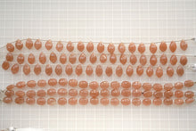 画像をギャラリービューアに読み込む, (半連/1連)上質 ピーチムーンストーン フラットシャンデリア