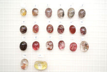 画像をギャラリービューアに読み込む, (No.1-26)上質 ガーデンクォーツ ルース 穴無し カボション 裏フラット