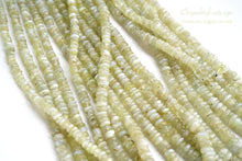 画像をギャラリービューアに読み込む, (半連/1連)クリソベリル キャッツアイ 41cm スムースロンデル 2.5-3.5×1-2mm