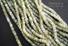 画像をギャラリービューアに読み込む, (半連/1連)クリソベリル キャッツアイ 41cm スムースロンデル 2.5-3.5×1-2mm