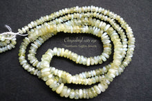 画像をギャラリービューアに読み込む, (半連/1連)クリソベリル キャッツアイ 41cm スムースロンデル 2.5-3.5×1-2mm