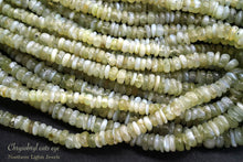 画像をギャラリービューアに読み込む, (半連/1連)クリソベリル キャッツアイ 41cm スムースロンデル 2.5-3.5×1-2mm