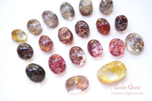 画像をギャラリービューアに読み込む, (No.1-26)上質 ガーデンクォーツ ルース 穴無し カボション 裏フラット