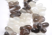 画像をギャラリービューアに読み込む, (M,LL/半連,1連)宝石質 マルチカラームーンストーン ファセットドロップ