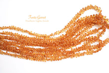 Load image into Gallery viewer, (M/L) Gem Quality Unheated Spessartite Garnet Pear Shape Cut Mandarin Garnet