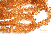 Load image into Gallery viewer, (M/L) Gem Quality Unheated Spessartite Garnet Pear Shape Cut Mandarin Garnet