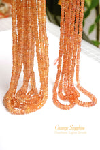 画像をギャラリービューアに読み込む, (No.1-2/半連,1連)2色 ソンゲア産 サファイア ボタンカット