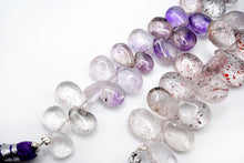 画像をギャラリービューアに読み込む, (S/M) エレスチャルクォーツ スムース ペアシェイプ スーパーセブン