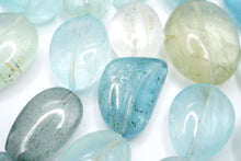 画像をギャラリービューアに読み込む, マルチカラー ベリル アクアマリン 大粒 スムース タンブル