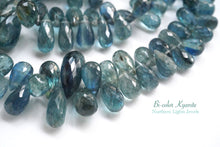 Load image into Gallery viewer, (21-23 grains per row) Nepal Indigo Blue Moscayanite Plain Pear Shape