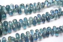 Load image into Gallery viewer, (21-23 grains per row) Nepal Indigo Blue Moscayanite Plain Pear Shape