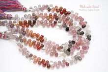 画像をギャラリービューアに読み込む, (半連/1連)マルチカラー スピネル スムースドロップ