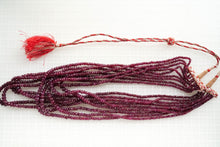 Load image into Gallery viewer, (No.1-9)宝石質 非加熱ルビー ボタン/ロンデル 41-55cm