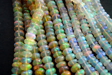 Load image into Gallery viewer, (白/イエロー〜褐色)宝石質 エチオピア産 オパール スムースロンデル