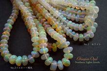 Load image into Gallery viewer, (白/イエロー〜褐色)宝石質 エチオピア産 オパール スムースロンデル