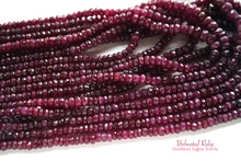 Load image into Gallery viewer, (No.1-9)宝石質 非加熱ルビー ボタン/ロンデル 41-55cm