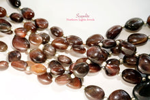 画像をギャラリービューアに読み込む, (半連/1連)上質 タンザニア産 スキャポライト ネックレス スムースオーバル ナゲット