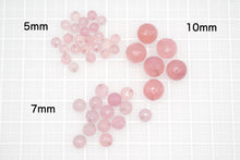 画像をギャラリービューアに読み込む, (5/7/10mm) マイクロカット ラベンダーカルセドニー 片穴 丸玉
