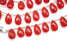 画像をギャラリービューアに読み込む, マイクロカット カーネリアン ファセット ペアシェイプ