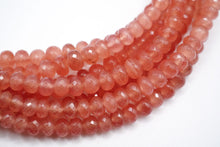 Load image into Gallery viewer, (14 beads / A, B, C) Large Rhodochrosite / Inca Rose Flat Marron Shape Beads