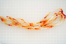 Load image into Gallery viewer, (1 row 18cm, 45 grains) High-quality fire opal/Mexican opal 4.5-5mm round cut