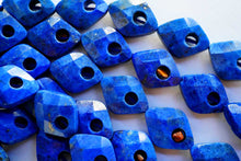 Load image into Gallery viewer, (180 grains or more per row) Small lapis lazuli button cut 2.5 x 1.5 mm