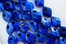 Load image into Gallery viewer, (180 grains or more per row) Small lapis lazuli button cut 2.5 x 1.5 mm