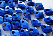 Load image into Gallery viewer, (180 grains or more per row) Small lapis lazuli button cut 2.5 x 1.5 mm