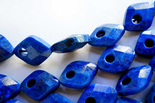 Load image into Gallery viewer, (180 grains or more per row) Small lapis lazuli button cut 2.5 x 1.5 mm