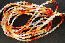 Load image into Gallery viewer, (1 row 18cm, 45 grains) High-quality fire opal/Mexican opal 4.5-5mm round cut