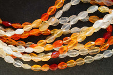 Load image into Gallery viewer, (1 row 18cm, 45 grains) High-quality fire opal/Mexican opal 4.5-5mm round cut