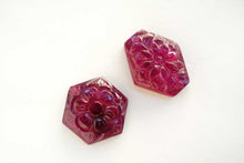 画像をギャラリービューアに読み込む, (#23-30) ピンクオパール ルビー ローズクォーツ プレナイト 穴あき カービング ルース