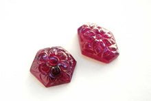 画像をギャラリービューアに読み込む, (#23-30) ピンクオパール ルビー ローズクォーツ プレナイト 穴あき カービング ルース