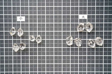 画像をギャラリービューアに読み込む, 【大/小,ペアルース】上質 パキスタン産 ロック・クリスタル 片穴 ダイアモンドクォーツ