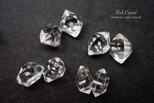 画像をギャラリービューアに読み込む, 【大/小,ペアルース】上質 パキスタン産 ロック・クリスタル 片穴 ダイアモンドクォーツ