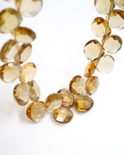 Load image into Gallery viewer, (Half row 10 grains / 1 row 20 grains) Large chocolate moonstone pear shape micro cut
