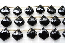 Load image into Gallery viewer, (10pc)上質 ブラックオニキス リーフシェイプ