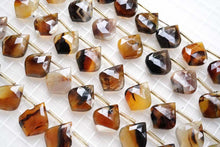 画像をギャラリービューアに読み込む, (10pc)宝石質 モンタナアゲート リーフシェイプ