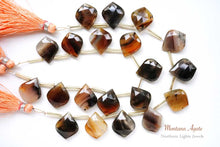 画像をギャラリービューアに読み込む, (10pc)宝石質 モンタナアゲート リーフシェイプ