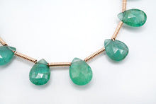 Load image into Gallery viewer, (10) High Quality Smoky Quartz Lozenge Carving Beads Rhombus